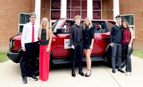 Columbiana High School Homecoming Court